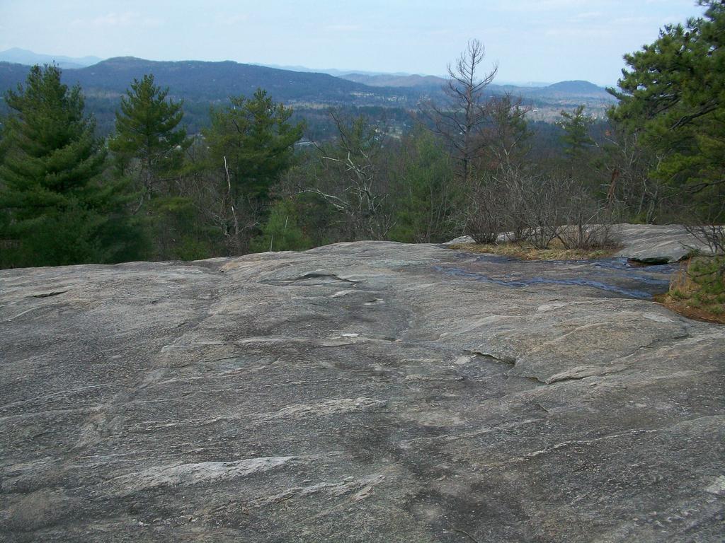 View from the summit of Glassy Mountain on the property.