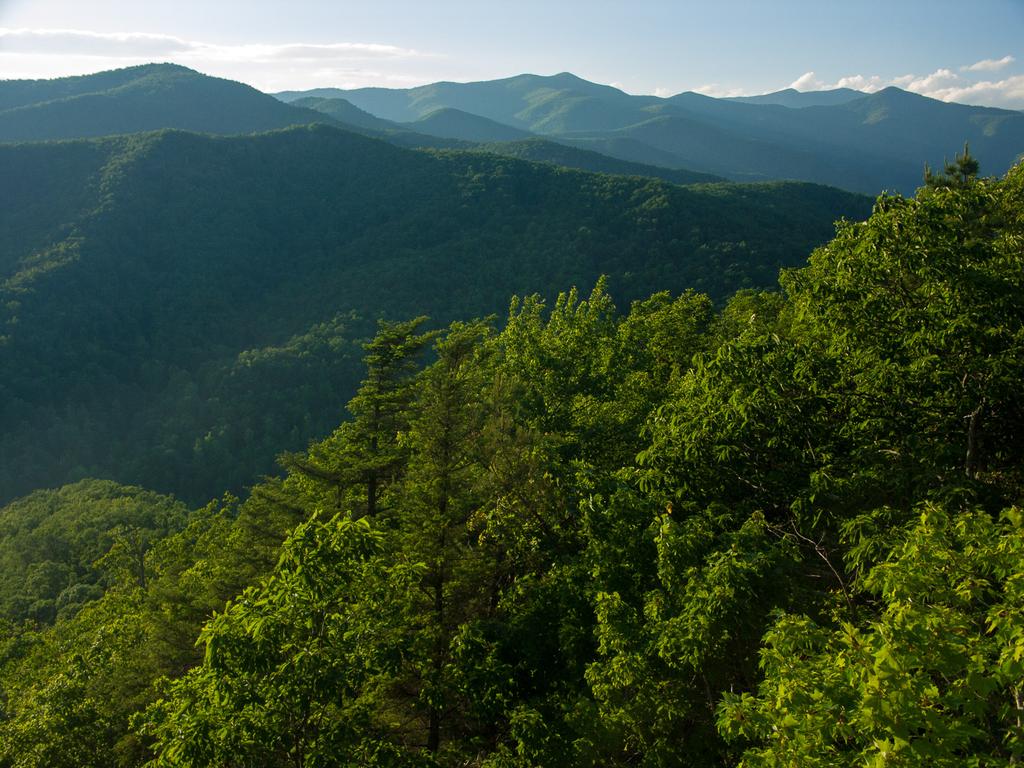 The Black Mountains from Kitsuma Peak