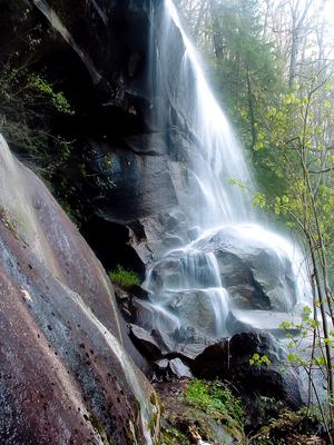 Daniel Ridge Falls - From the Side Daniel Ridge Falls - From the Side