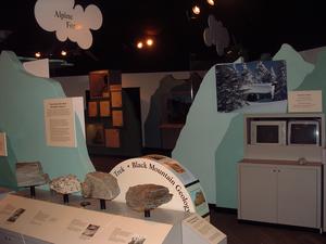 Inside the park museum