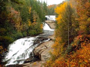 Triple Falls in Fall Color