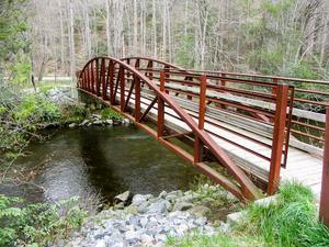 Art Loeb & Estatoe Trail Steel Arch Bridge Art Loeb & Estatoe Trail Steel Arch Bridge