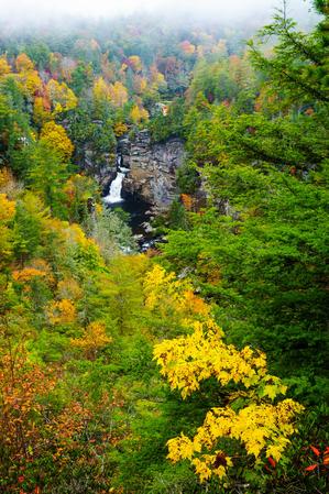 Linville Falls from Erwin's View