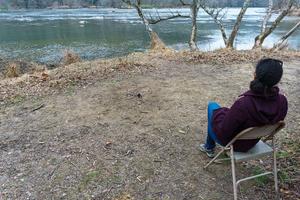 Relaxing Beside the River Relaxing Beside the River