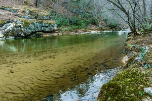Sandy Section of Big Laurel Creek Sandy Section of Big Laurel Creek