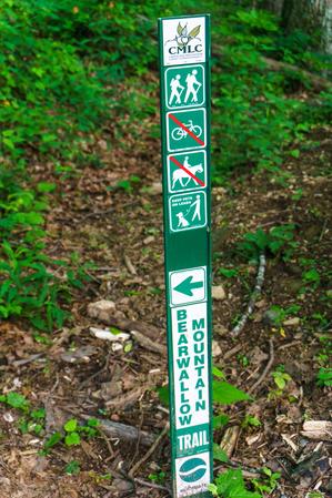 Start of the Bearwallow Mountain Trail Start of the Bearwallow Mountain Trail