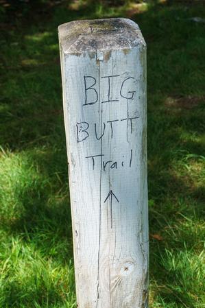 Big Butt Trail Sign