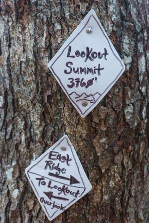 Lookout Summit Sign Lookout Summit Sign